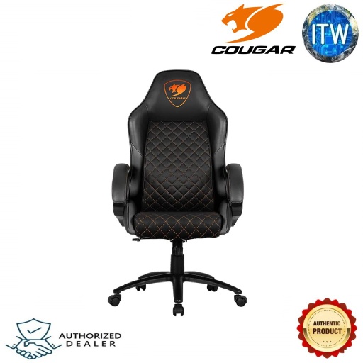 [Cougar Fusion Gaming Chair] COUGAR Fusion High Comfort Gaming Chair (Black)
