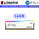 Kingston DR4 RAM 8GB/16GB 3200MT/s CL16 FURY Beast RGB Special Edition XMP Non-ECC Unbuffered DIMM