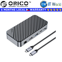 Orico USB Hub Docking Station with M2 SSD M.2 SSD Enclosure USB-C 10Gbps (DPM2P9-V1-BK-EP)