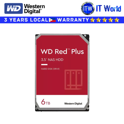 [WD60EFPX] Western Digital Red 6TB SATA 6Gb/s 256MB 5400RPM NAS HDD (WD60EFPX) (Red, 6TB)