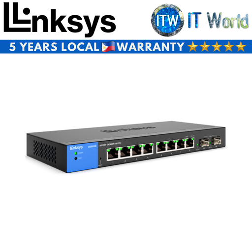 [LGS310C] Linksys LGS310C Business 8-Port Managed Gigabit Ethernet Switch 2 1G SFP