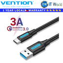 Vention Cable USB 3.0 A Male to C Male PVC Type 0.5m Black (COZBD)