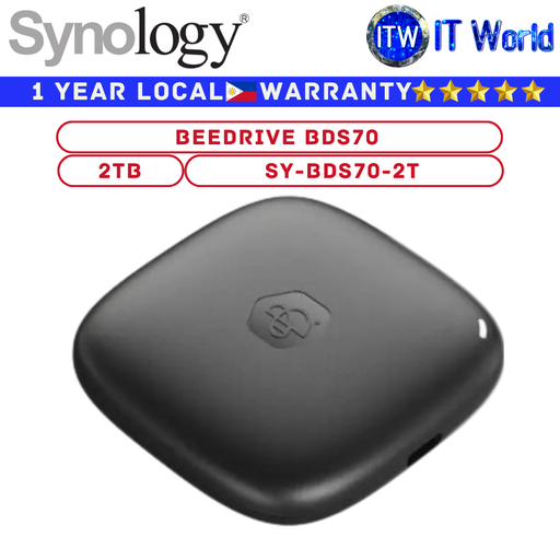 [SY-BDS70-2T] Synology Beedrive BDS70 Personal Backup Hub 2TB (SY-BDS70-2T) (2TB)