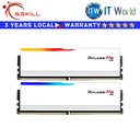 Itw | G.Skill DDR5 RAM 32GB(16GBx2) 5600MT/s CL30 Ripjaws M5 RGB - Black/White (White)