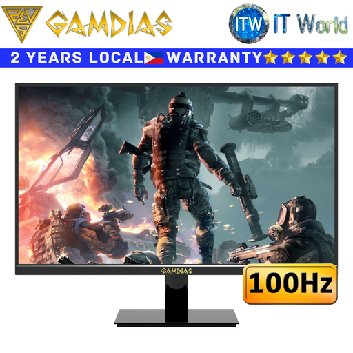 [VH22F] Gamdias Gaming Monitor 22&quot; (1920 x 1080 FHD) / 100Hz / VA / FreeSync/Adaptive-Sync Atlas VH22F