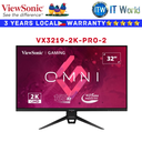 Viewsonic Gaming Monitor VX3219-PC-MHD / VX3219-2K-PRO-2 32" Flicker-free FreeSync Premium (VX3219-2K-PRO-2)