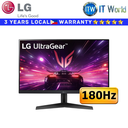 LG Gaming Monitor 24"(1920x1080 FHD) / 180Hz / IPS / 1ms GTG / 24GS60F-B