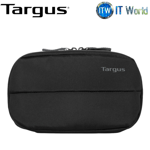 [TXZ028GL] Targus Tech Accessory Pouch TXZ028GL Black 3 Expandable Mesh Pockets (22B2HM2)