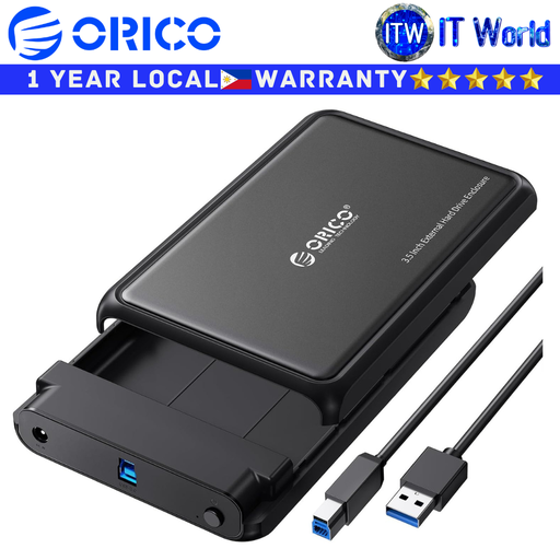 [DDL35-U3-US-BK-BP] Orico Hard Drive HDD Enclosure DDL35-U3 Black USB-B to USB-A 5Gbps (DDL35-U3-US-BK-BP)