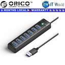 Orico USB Hub 7-Ports USB 3.0 Hub PW7U (PW7U-U3-10-BK-EP)