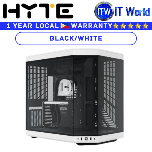 [CS-HYTE-Y70-BW] Hyte Computer PC Case Y70 Mid-Tower ATX Case (Black/White) (Black/White)
