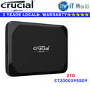 Crucial Portable SSD X9 1TB/2TB/4TB External USB 3.2 Gen-2 (10Gb/s) (2TB)