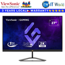 Viewsonic Gaming Monitor VX2758A-2K-PRO-3 27" 2560x1440 QHD, 240Hz, IPS, 1ms, Flicker-free