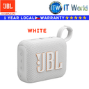 JBL Harman Bluetooth Speaker Go 4 Ultra-Portable (White)