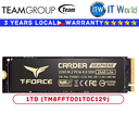 Itw | Teamgroup 500GB/1TB M 2 NVMe M.2 NVMe SSD Z440 Lite PCIe Gen4 Internal