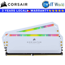 Corsair DDR4 RAM 32GB (2x16GB) 3600Mhz Dominator Platinum RGB White (CS-CMT32GX4M2D3600C18W)