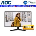 AOC Monitor 27B36H 27" 1920x1080 FHD / 100Hz / IPS / 4ms GTG, 1ms MPRT / AdaptiveSync