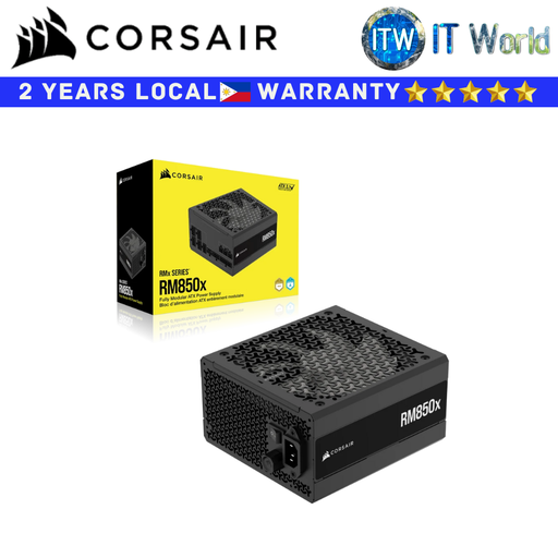 [CS-CP-9020270-NA] Corsair PSU 850 Watts Power Supply Unit RMx Series RM850x Gold Fully-Modular (CS-CP-9020270-NA)