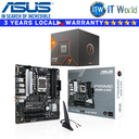 ASUS Motherboard Bundle AMD Ryzen 7 7700 Processor with Wraith Prism and Prime B650M-A Wifi