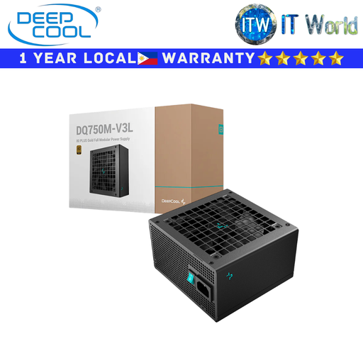 [R-DQ750M-FB0B-US] Deepcool 750W PSU Power Supply Units DQ750M-V3L Gold 80+ Gold Fully Modular (R-DQ750M-FB0B-US)