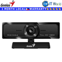 Genius Camera for Computer PC WideCam F100 V2 Wide Angle 1080p Webcam (GEN32200004400)