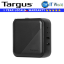 Targus Charger APA109AP Power Elite 100W GaN Wall Charger Fast Charge up to 4 Devices (APA109AP)