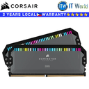 Corsair DDR5 RAM 32GB (2x16GB) Dominator Platinum RGB Desktop Memory (CMT32GX5M2B5200Z40)