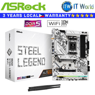 [B650 STEEL LEGEND WIFI] ASRock Motherboard B650 Steel Legend WiFi ATX AM5 DDR5