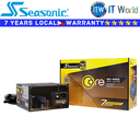 Seasonic PSU 650W Power Supply Unit Core GC-650 80+ Gold Fixed Cables (SSR-650LC)