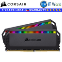 Corsair DDR4 RAM 32GB (2x16GB) 3200Mhz Dominator Platinum RGB Desktop Memory Black (CMT32GX4M2E3200C16)