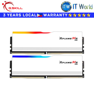 [F5-6000J3648D16GX2-RM5RW] Gskill DDR5 RAM 32GB(16GBx2) 6000MT/s Ripjaws M5 RGB (F5-6000J3648D16GX2-RM5RW) 9E13