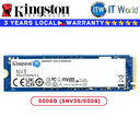 Kingston 500GB SSD NVMe M 2 NVMe SSD NV3 PCIe Gen 4.0 M.2 2280 Internal (SNV3S/500G)