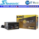 Seasonic PSU 500W Power Supply Unit Core GC-500 80+ Gold Fixed Cables (SSR-500LC)