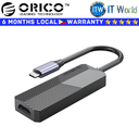 Itw | Orico USB Hub Docking Station 4 in 1 Type-C Multifunctional Black (MDK-4P-BK-BP)