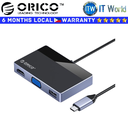 Itw | Orico USB Hub Docking Station Type-C 5 in 1 Multifunctional (DM-5P-BK-BP)