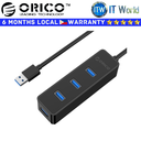 Orico USB Hub 4-Ports USB 3.0 Hub Black (W5PH4-U3-V1-BK-BP)