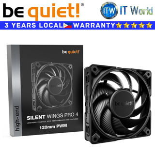 [BL098] Be Quiet! PC Fan Silent Wings Pro 4 Black 120mm PWM Fluid Dynamic Bearing (BL098)