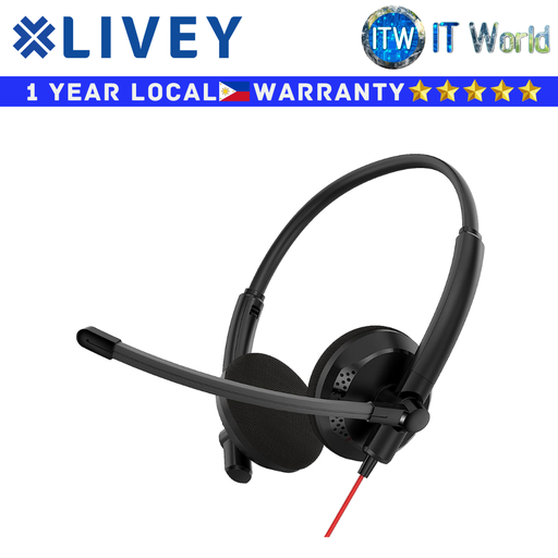 [LT-410DU] Livey Headset Headphones 410DU UC Optimized Headset (LT-410DU)