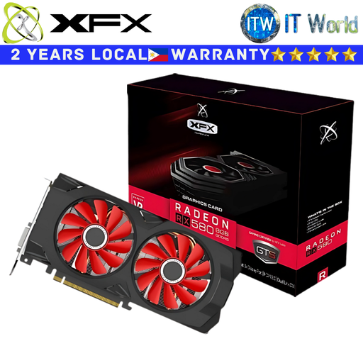 [RX-580S85DD6] XFX RX 580 GTS XXX Edition S Version 8GB GDDR5 AMD Radeon Graphic Card (RX-580S85DD6)