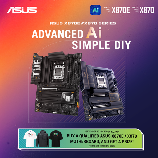 [TUF GAMING X870-PLUS WIFI] ASUS Motherboard TUF Gaming X870-Plus Wifi ATX AM5 DDR5