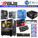 PC Desktop Computer Set Powered by ASUS B Intel Core i5-12400 Prime H610M-E DDR5 (PBA6600)