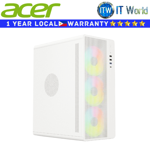 [U510 WHITE] Acer Computer PC Case U510 ITX / micro-ATX / ATX White (White)