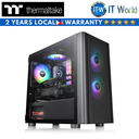 Thermaltake V150 Tempered Glass ARGB Breeze mATX Mini-Tower PC Case Black (CA-1R1-00S1WN-02)