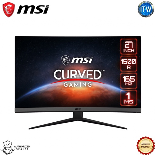 [G27C7] MSI Optix G27C7 27inch 1920 x 1080 (FHD) display (1500R) Curved Gaming™ Monitor