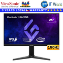 Viewsonic Gaming Monitor VX2528J 25" 1920x1080 FHD / 180Hz / IPS / 0.5ms / Flicker-free