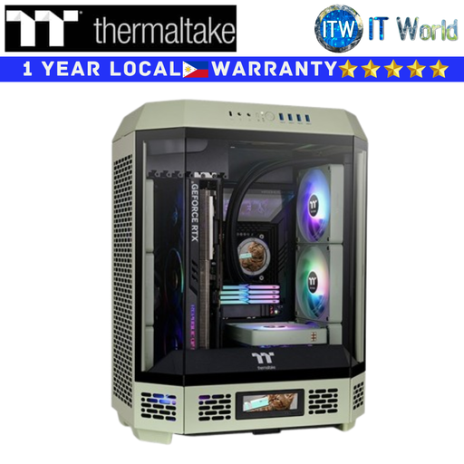 [CA-1Z1-00MEWN-00 Matcha Green] Thermaltake Computer PC Case The Tower 600 Mid Tower (Matcha Green) (Matcha Green)