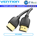 Vention Cable AAIB Portable HDMI Black Gold-plated PVC Type (2M)