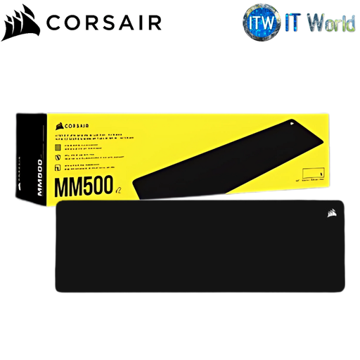 [CS-CH-941B141-WW] Corsair Gaming Mousepad MM500 V2 Hybrid Cloth Extended Non-Slip Rubber Base (CS-CH-941B141-WW)