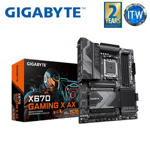 [GA-X670-GAMING-X-AX] Gigabyte X670 Gaming X AX DDR5 ATX AMD AM5 Motherboard