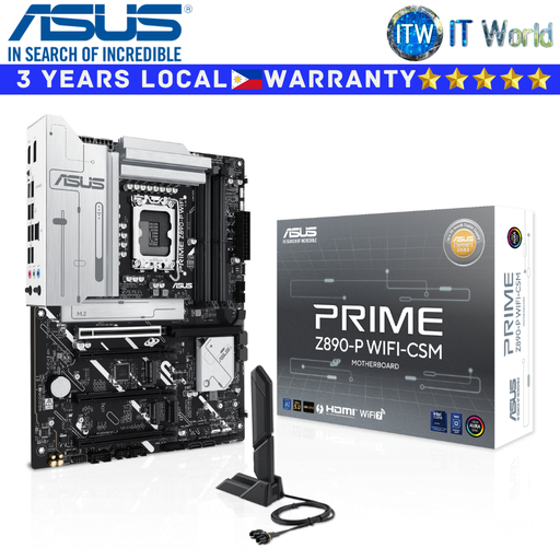 [PRIME Z890-P WIFI-CSM] ASUS Motherboard Prime Z890-P Wifi/CSM ATX LGA1851 DDR5